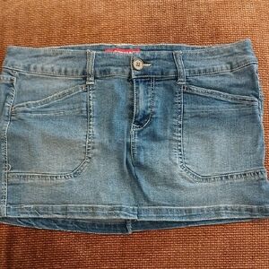 UNIONBAY Blue Casual Mini Skirt